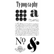 Typography - Cling Stamp 1